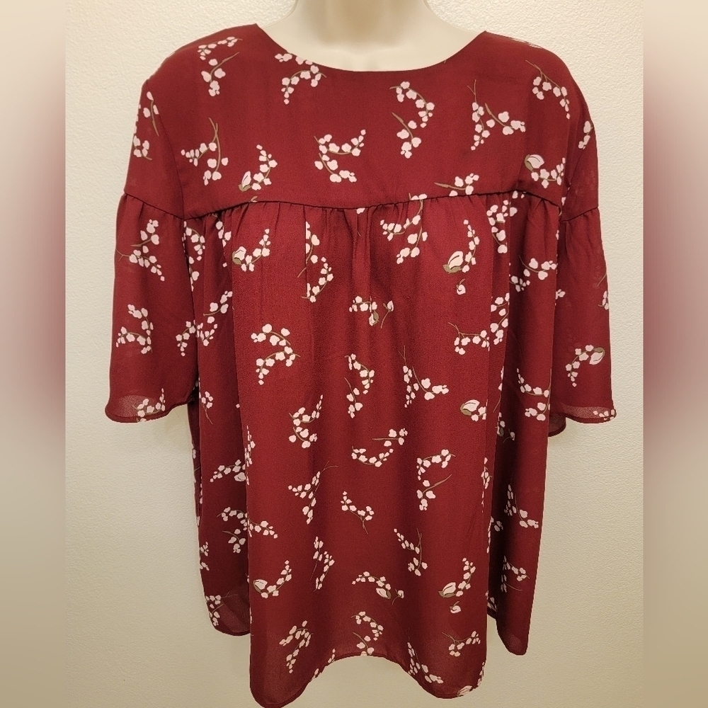 EUC Loft Short Sleeve Blouse